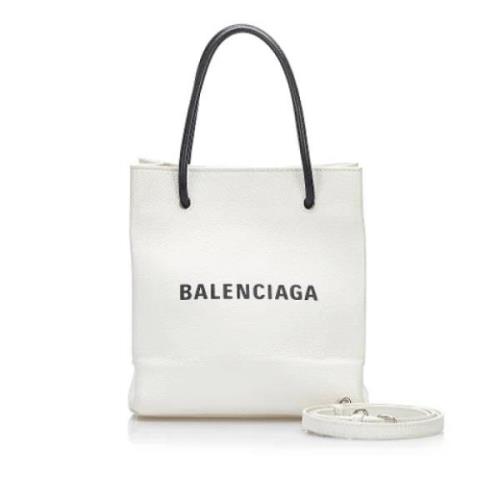 Pre-owned Hvit skinn Balenciaga Tote