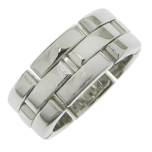 Pre-owned Sølv Hvitt Gull Cartier Ring