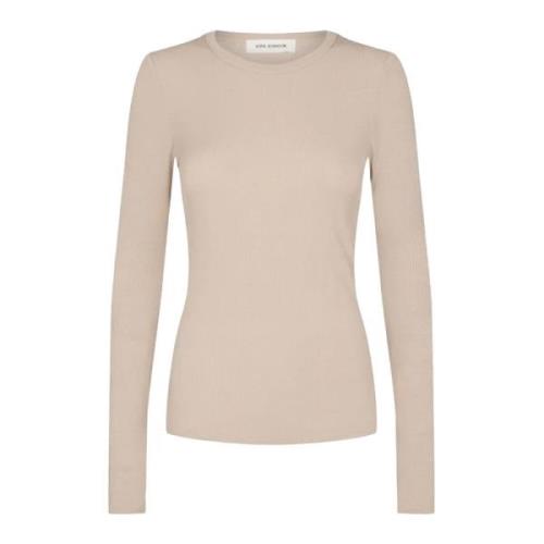 Myk og Behagelig Beige Bluse