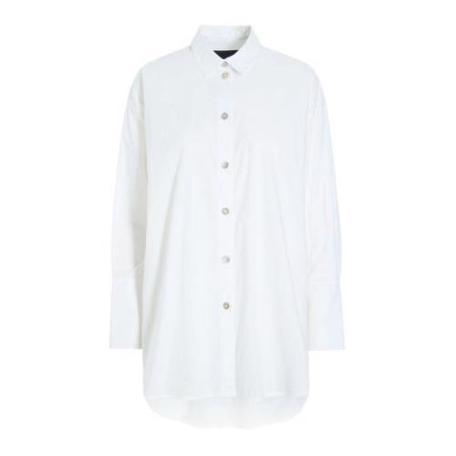 Core Cotton Stor Skjorte Hvit