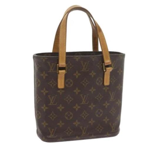 Pre-owned Brunt lerret Louis Vuitton Vavin