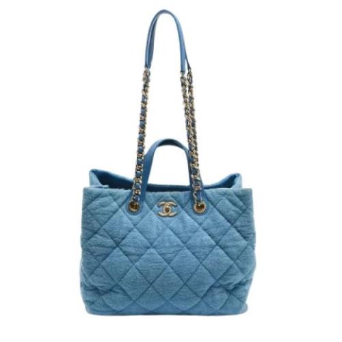 Pre-owned Blatt stoff Chanel Tote