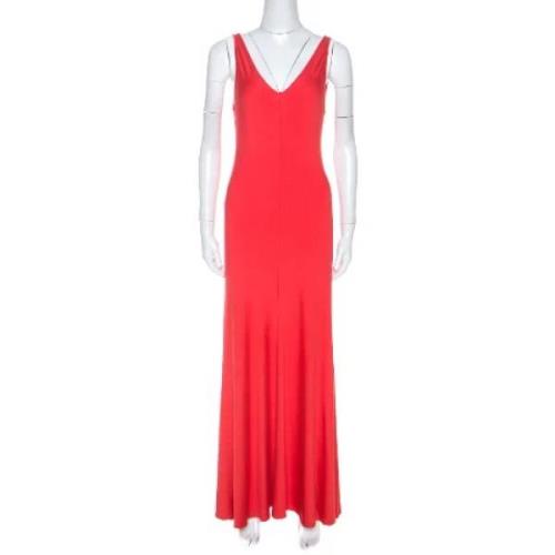 Pre-owned Rosa stoff Ralph Lauren kjole