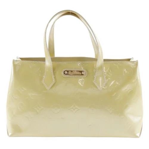 Pre-owned Beige lerret Louis Vuitton Wilshire