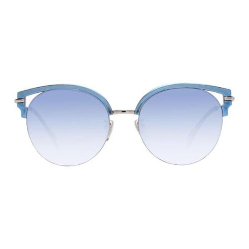 Blå Sommerfugl Solbriller for Kvinner