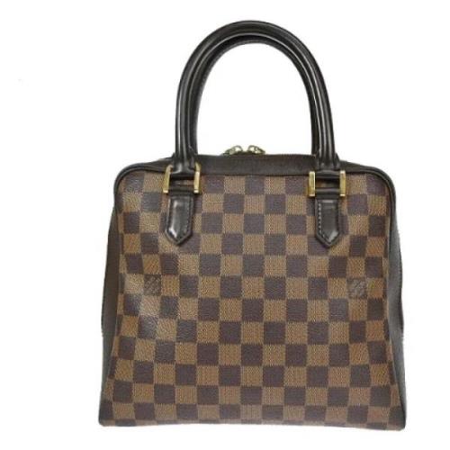 Pre-owned Brunt lerret Louis Vuitton Brera