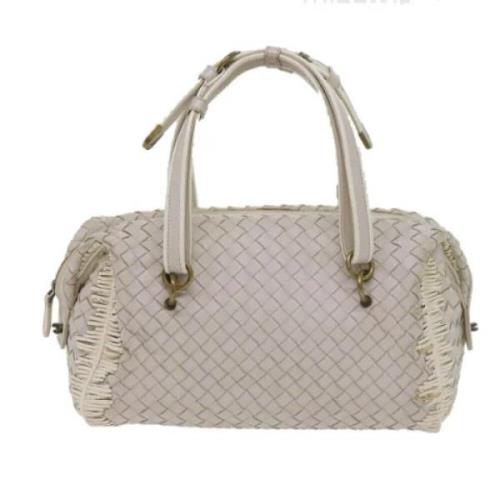 Pre-owned Beige Laer Bottega Veneta veske