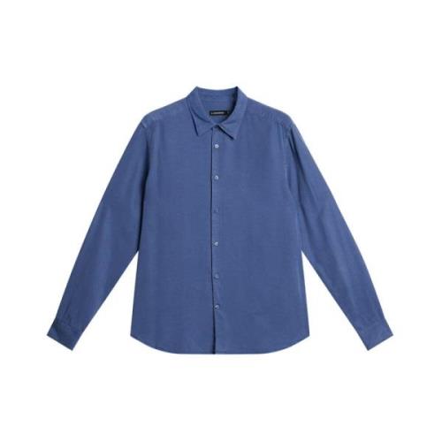 Bijou Blue Slim Comfort Tencel Skjorte
