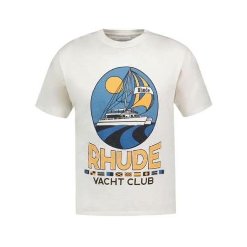 Yacht Club T-Shirt - Bomull - Hvit