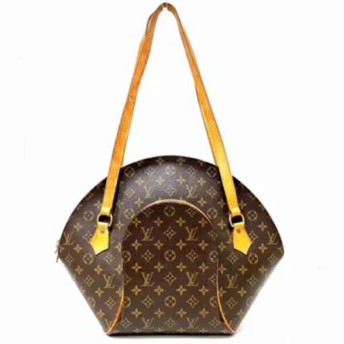 Pre-owned Brunt lerret Louis Vuitton Ellipse