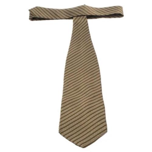 Pre-owned Gronn silke Armani slips