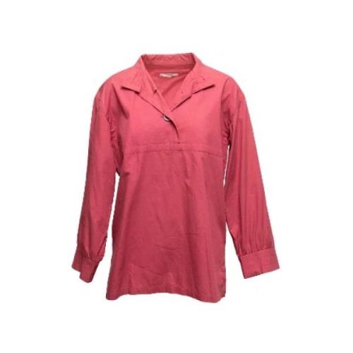 Pre-owned Rosa stoff Yves Saint Laurent Top