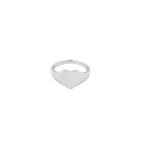 Sølv Mini Heart Ring