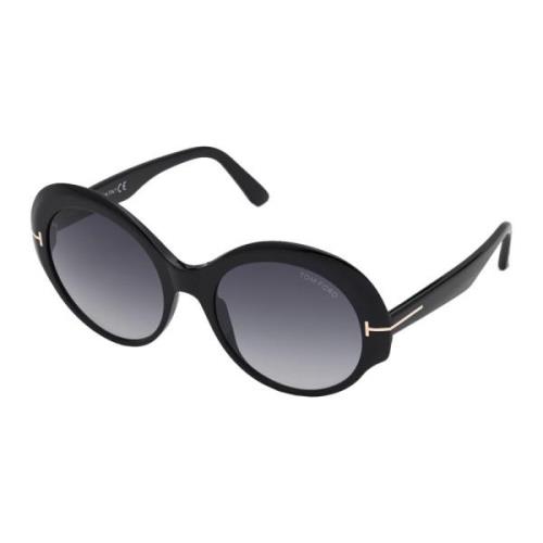 Ginger Sunglasses - Shiny Black/Grey Shaded