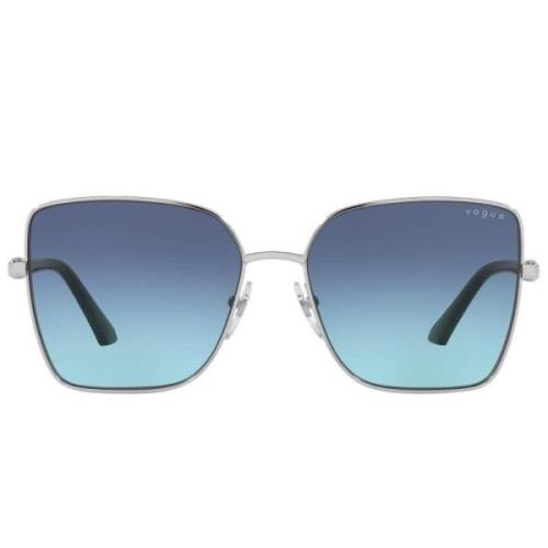 Silver/Blue Shaded Sunglasses