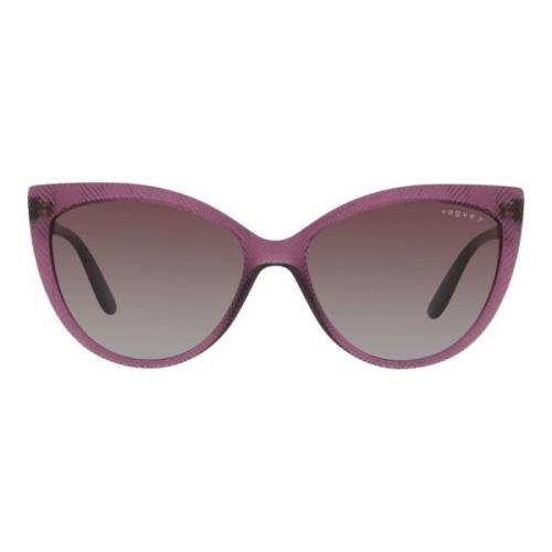 Transparent Violet/Grey Violet Sunglasses