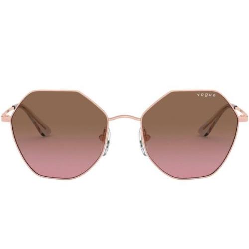Pink Brown Shaded Sunglasses