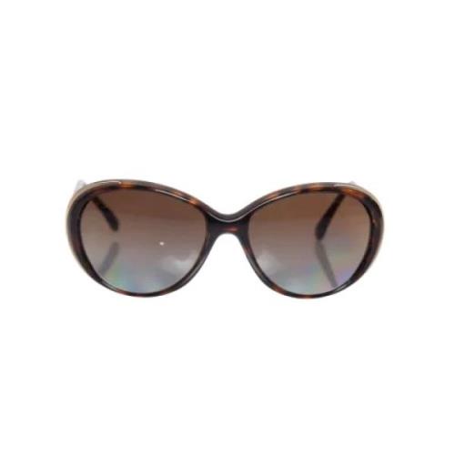 Pre-owned Brun plast Chanel solbriller