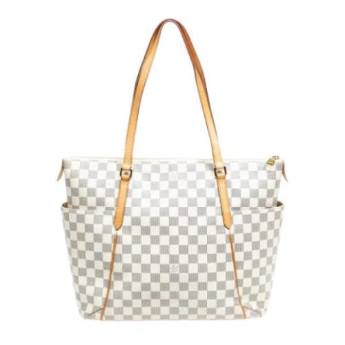 Pre-owned Hvitt lerret Louis Vuitton helt