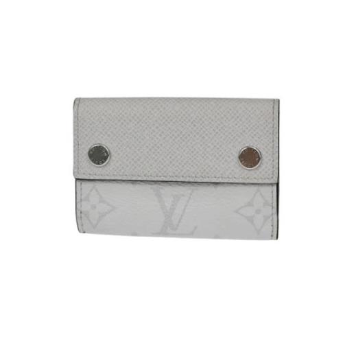 Pre-owned Hvit Louis Vuitton lommebok i skinn