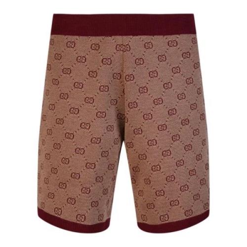 Pre-owned Flerfarget ull Gucci shorts