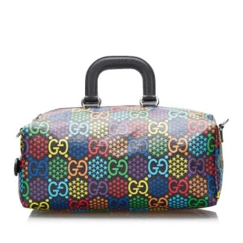 Pre-owned Flerfarget stoff Gucci Travel Bag