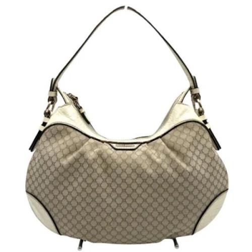 Pre-owned Beige lerret Celine skulderveske