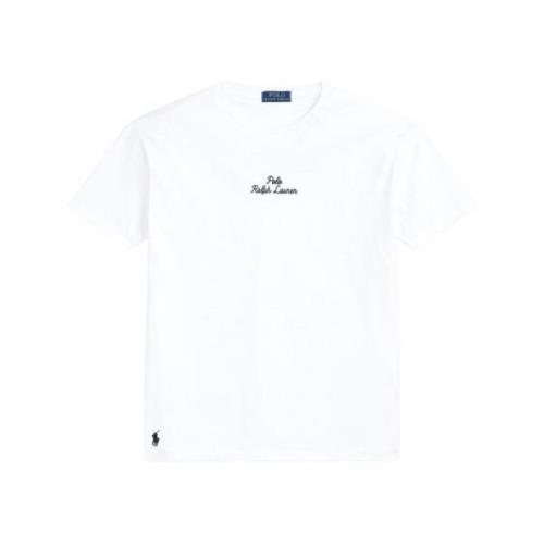 Brodert Logo T-skjorte - Marineblå