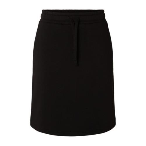 Black Selected Femme Slflisa Hankie Mw Short Skirt