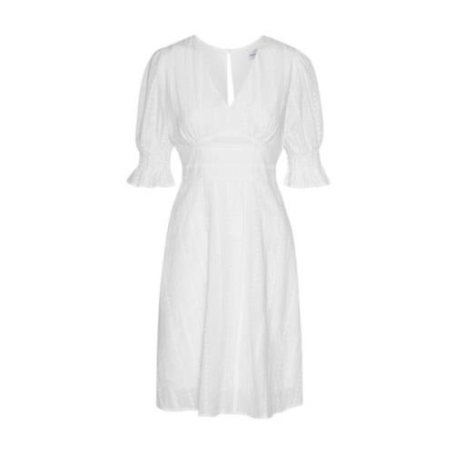 Koko Short Cotton Dress - White