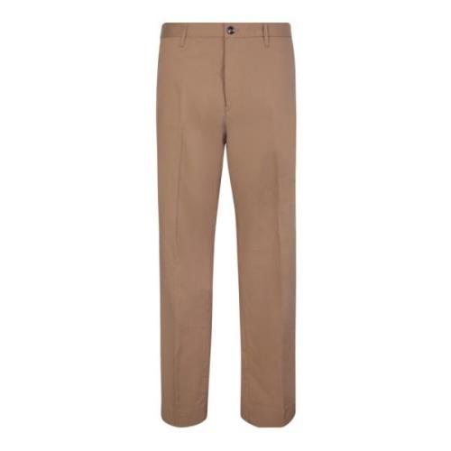 Taupe Slim Fit Dressbukse