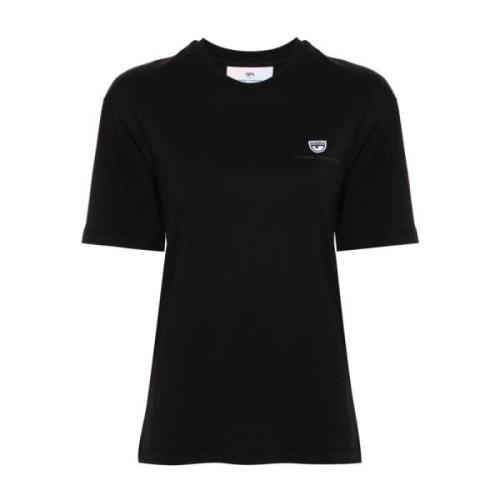 Sorte T-skjorter og Polos fra Chiara Ferragni