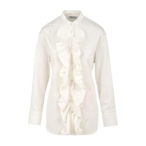 Hvit Skjorte med Modell Cavalletta