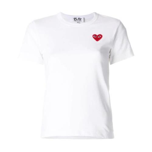 Brodert hjerte logo T-skjorte