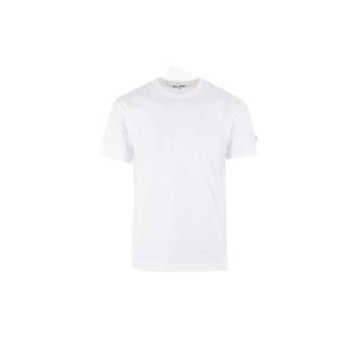 Hvit T-skjorte med Pixel Logo Patch