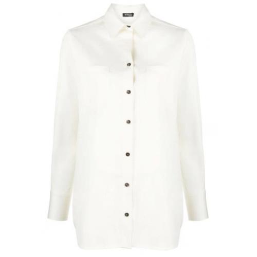 Klassisk Hvit Button-Up Skjorte
