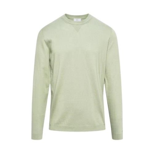 Menns Logo Crewneck i Sage Green