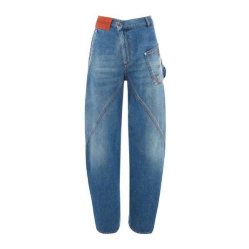 Lys Blå Twisted Workwear Jeans