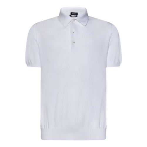 Hvite T-skjorter og Polos med Treknappelukking