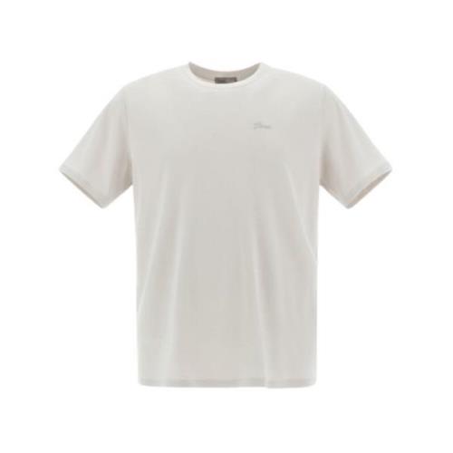 Beige Crewneck T-shirt - Model: Jg00023Ur