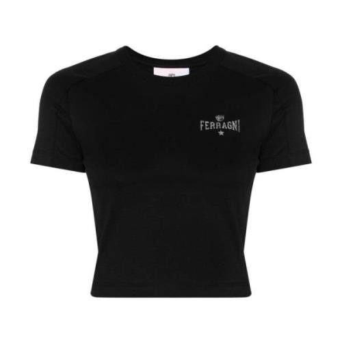 Sorte T-skjorter og Polos fra Chiara Ferragni