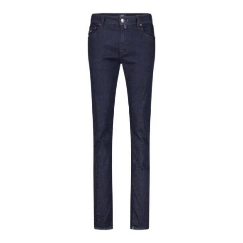 Slim-Fit Zip Jeans