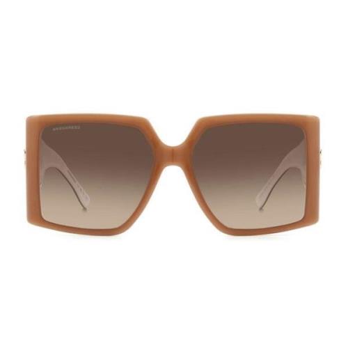 Unike design solbriller med D2 logo