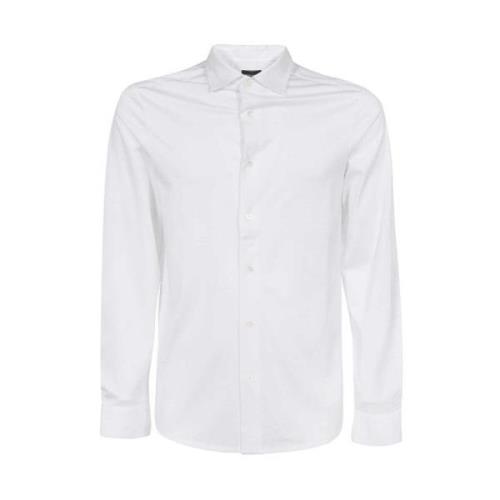 Elegant Hvit Skjorte for Menn