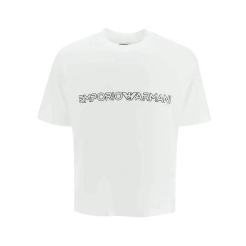 Luksuriøs Lyocell Blandet T-skjorte for Menn