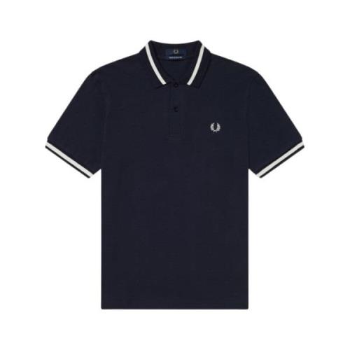 Original Enkeltkantet Polo Navy/Hvit