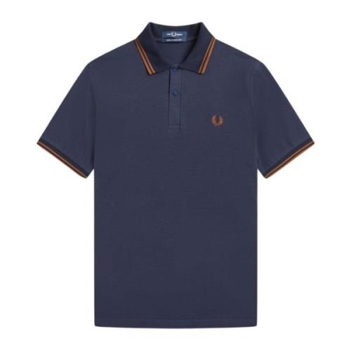 Ikonsk Twin Tipped Polo - Navy/Nut