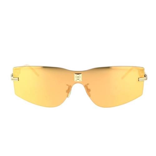 Moderne 4Gem Solbriller med Gulllinser