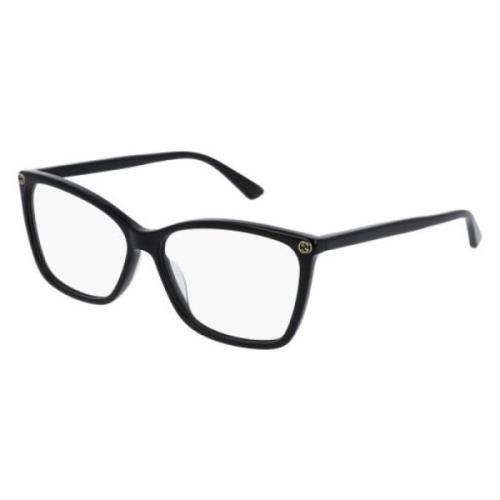 Stylish Gg0025O Eyeglasses in Classic Black