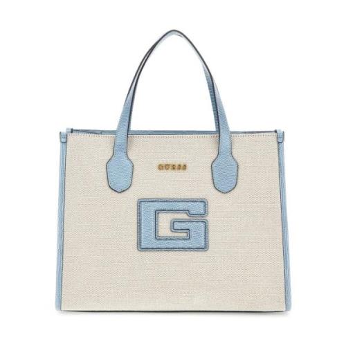 G Status 2 Compartment Natural/Light Denim Bag